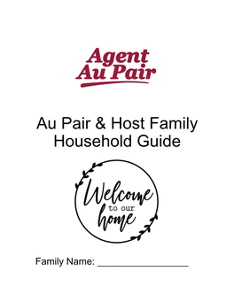 Au Pair & Host Family Household Guide