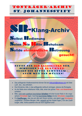 SB Klang-Archiv
