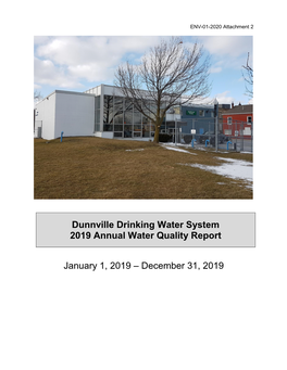 Dunnville Water Quality Report 2019