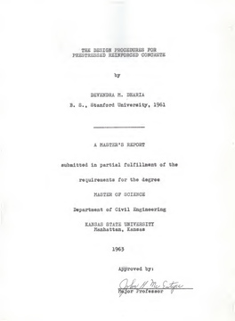 Design Procedures for Prestressed Reinforced Concrete