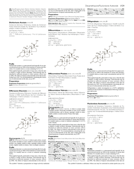 Dexamethasone/Fluclorolone Acetonide 1529 UK: Dexa-Rhinaspray Duo†; Maxitrol; Otomize; Sofradex; Tobradex; Described on P.1492