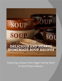 Soup Recipe Book