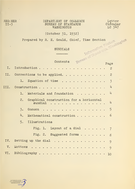 SUNDIALS \0> E O> Contents Page