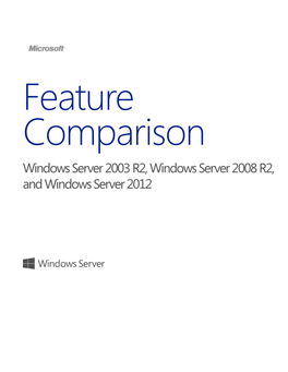 Windows Server 2003 R2, Windows Server 2008 R2, and Windows Server 2012