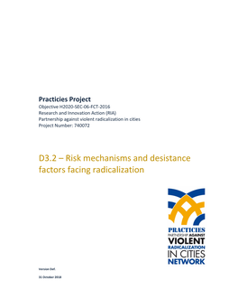 Risk Mechanisms and Desistance Factors Facing Radicalization