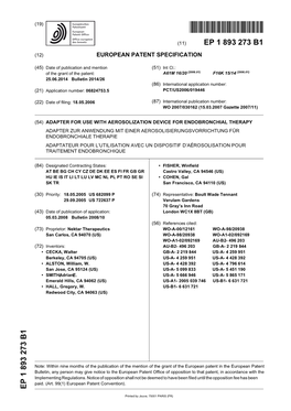 Adapter for Use with Aerosolization Device For