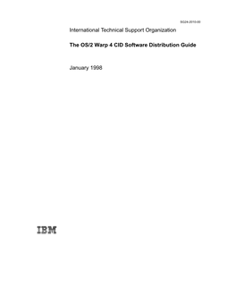 The OS/2 Warp 4 CID Software Distribution Guide