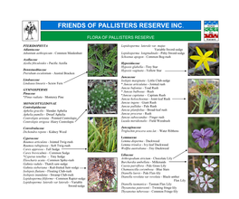 Friends of Pallisters Reserve Inc