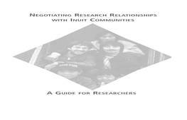 Negotiating Research Relationships with Inuit Communities