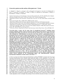 1 Convective Pattern on the Surface of the Giant Star Π1 Gruis 1 2 3 4 5 6 7