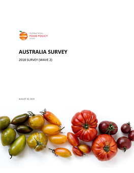 2018 Australia Survey