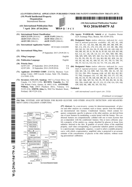 WO 2016/054079 Al 7 April 2016 (07.04.2016) P O P C T