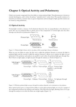 Chapter 1: Optical Activity and Polarimetry