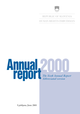 The Sixth Annual Report Abbreviated Version