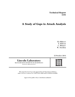 A Study of Gaps in Attack Analysis 5B