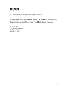 Carboniferous Coal-Bed Gas Total Petroleum System