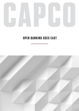 Open Banking Goes East