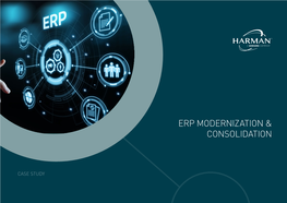 Erp Modernization & Consolidation