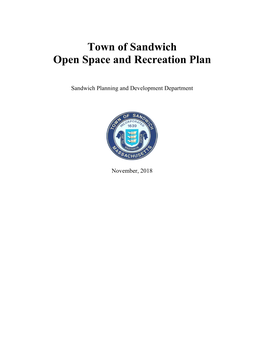 Town of Sandwich Open Space and Recreation Plan