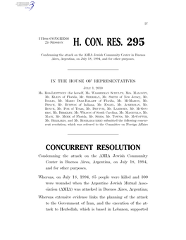 H. Con. Res. 295