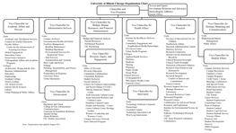 University of Illinois at Chicago Organizational Chart