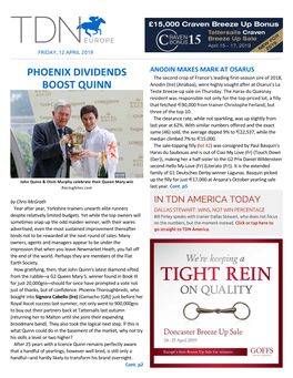 Phoenix Dividends Boost Quinn Cont