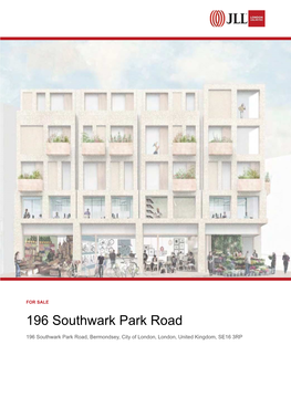 196 Southwark Park Road 196 Southwark Park Road, Bermondsey, City of London, London, United Kingdom, SE16 3RP 196 Southwark Park Road