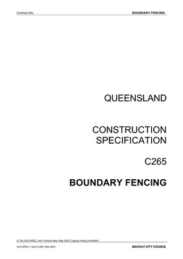 Boundary Fencing