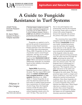 A Guide to Fungicide Resistance in Turf Systems