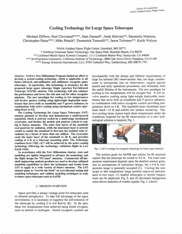 Cooling Technology for Large Space Telescopes