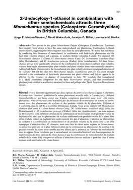 Samano Et Al 2012 Monochamus Pheromones CE