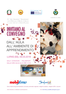 Flyer Convegno Luras