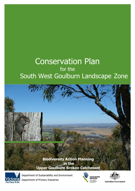 Conservation Plan for the South West Goulburn Landscape Zone
