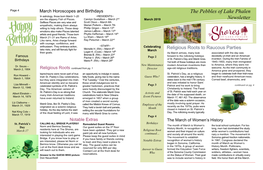 The Pebbles of Lake Phalen Newsletter