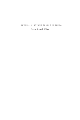 Studies on Ethnic Groups in China