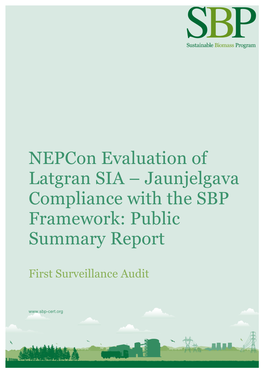 Nepcon CB Public Summary Report V1.0 First Surveillance