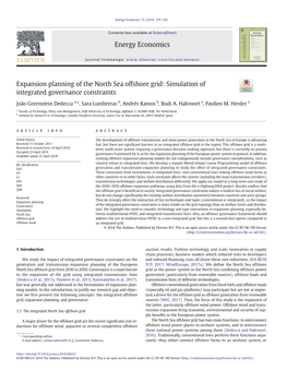 Expansion Planning of the North Sea Offshore Grid: Simulation of Integrated Governance Constraints