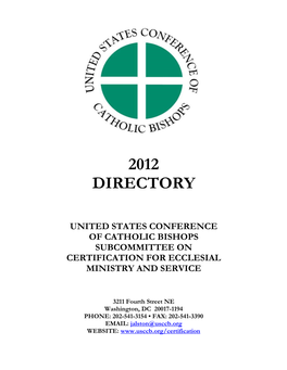 2012 Directory