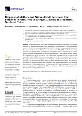 Response of Methane and Nitrous Oxide Emissions from Peatlands to Permafrost Thawing in Xiaoxing’An Mountains, Northeast China