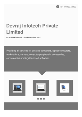 Devraj Infotech Private Limited