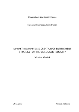 Marketing Analysis & Creation Of