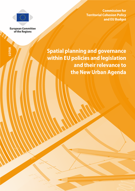 Spatial Planning and Governance Within EU Policies and Legislation