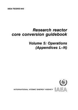 Research Reactor Core Conversion Guidebook