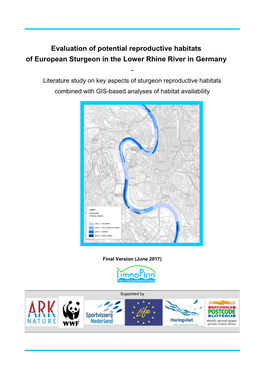 Evaluation of Potential Reproductive Habitats of European Sturgeon In