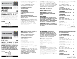 Datasheet for Neuraminidase (P0720; Lot 0151305)