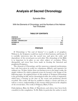 Bliss – Analysis of Sacred Chronology.Pdf