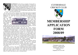 Clydesdale/Western Membership Form