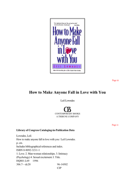 How to Make Anyone Fall in Love with You.PDF