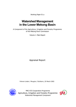 Watershed Management in the Lower Mekong Basin