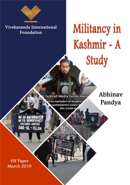 Militancy in Kashmir - a Study